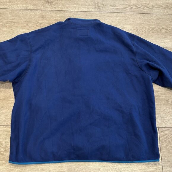 Vintage REI Jacket Mens XXL Blue Polartec Fleece Full Zip Outdoor 90s Retro Hike - Picture 9 of 9